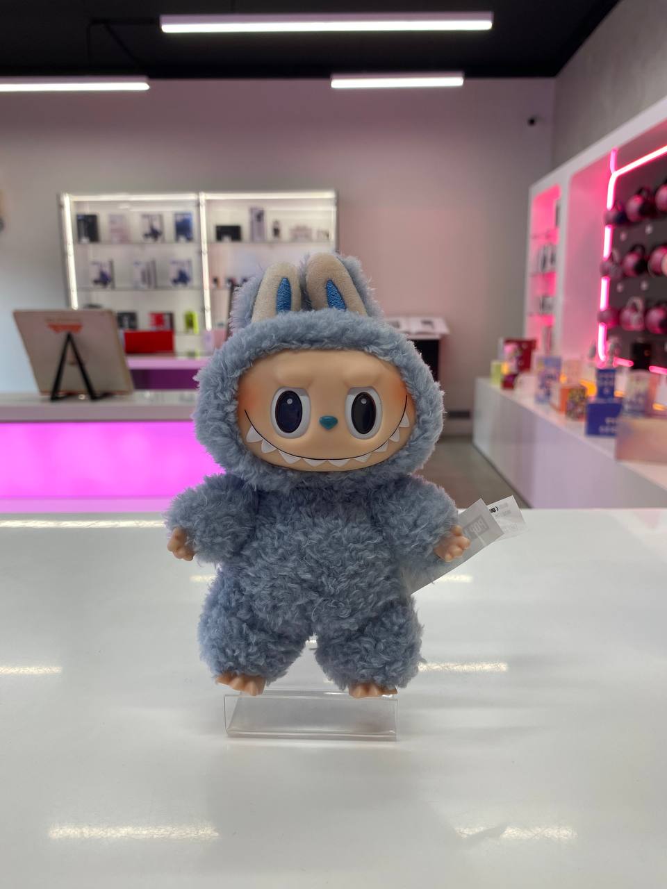 Pop Mart Labubu The Monsters "Exciting Macarons" Blind Box (1 штука), синий Фото 2