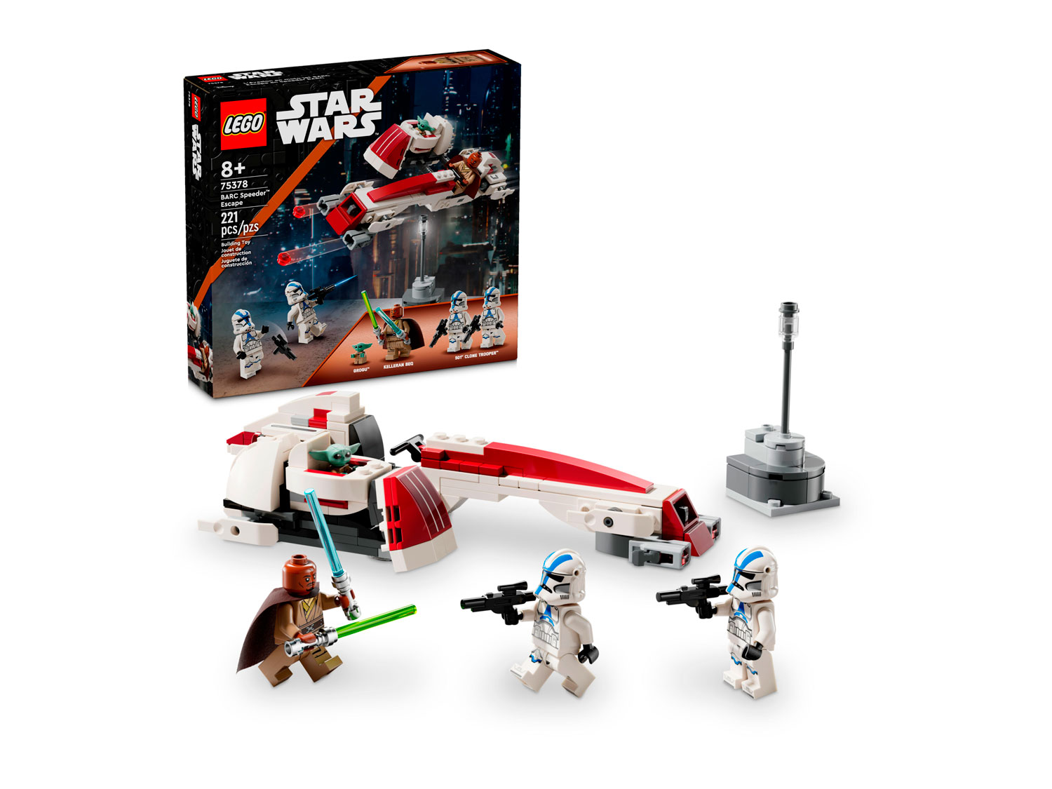 Конструктор LEGO Star Wars 75378 Побег на спидере Фото 0