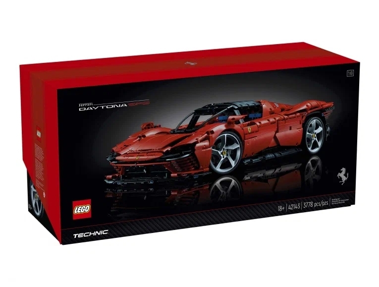 Конструктор LEGO Technic 42143 Ferrari Daytona SP3 красный/черный Фото 0