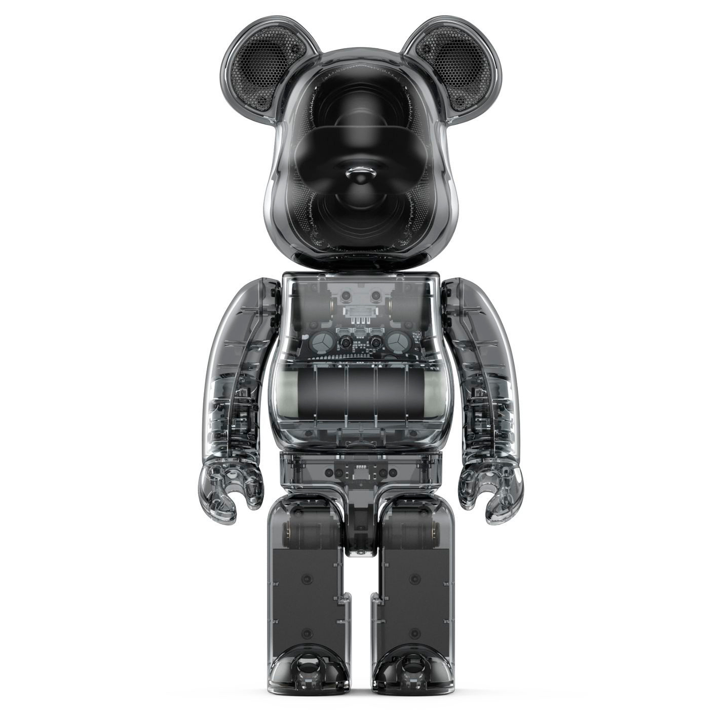 BE@RBRICK AUDIO 400% Portable Bluetooth, прозрачный черный Фото 0