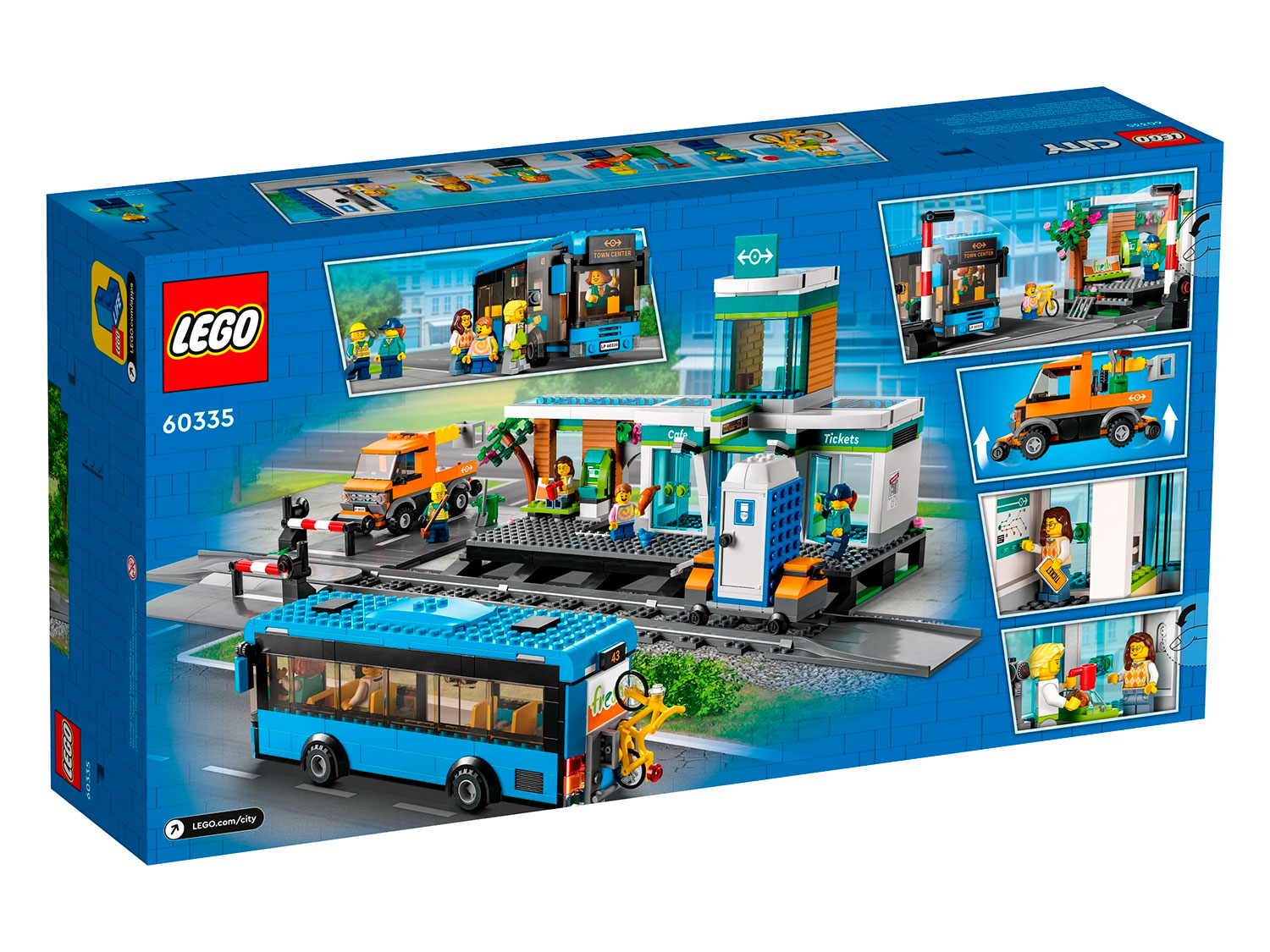 Конструктор LEGO City 60335 Железнодорожная станция Фото 8