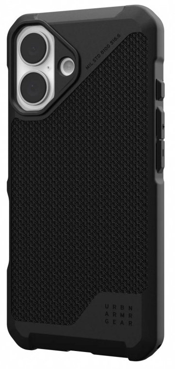 Чехол UAG Metropolis LT с MagSafe для iPhone 16, черный (114454113940) Фото 2