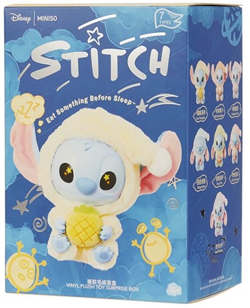 Игрушка Labubu Stitch Eat Something Before Sleep (Disney Miniso) Фото 0