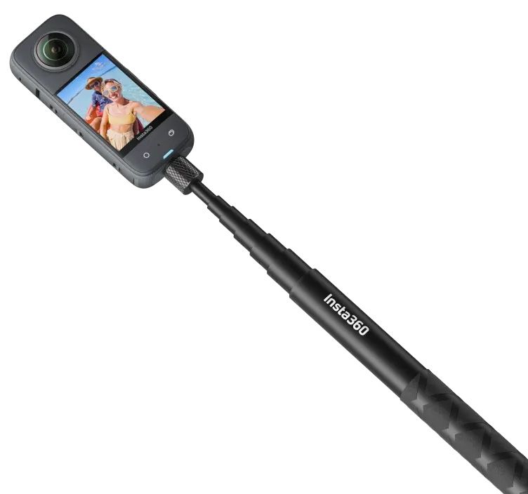 Телескопическая селфи-палка Insta360 Invisible Selfie Stick 114 см, черный Фото 3