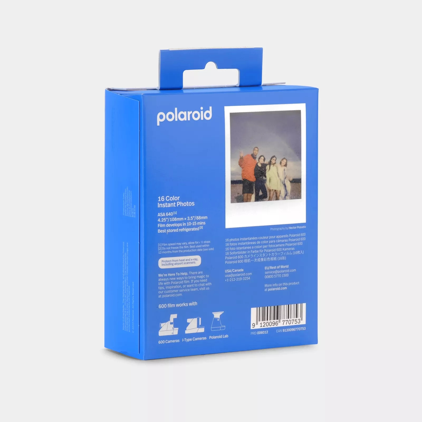 Фотобумага Polaroid Color Film for 600 Double Pack, 16 штук_element_detail_photo