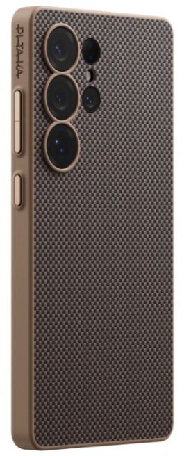 Чехол Pitaka PIN Button для Samsung Galaxy S25 Ultra, золотой (PBS2502U) Фото 1