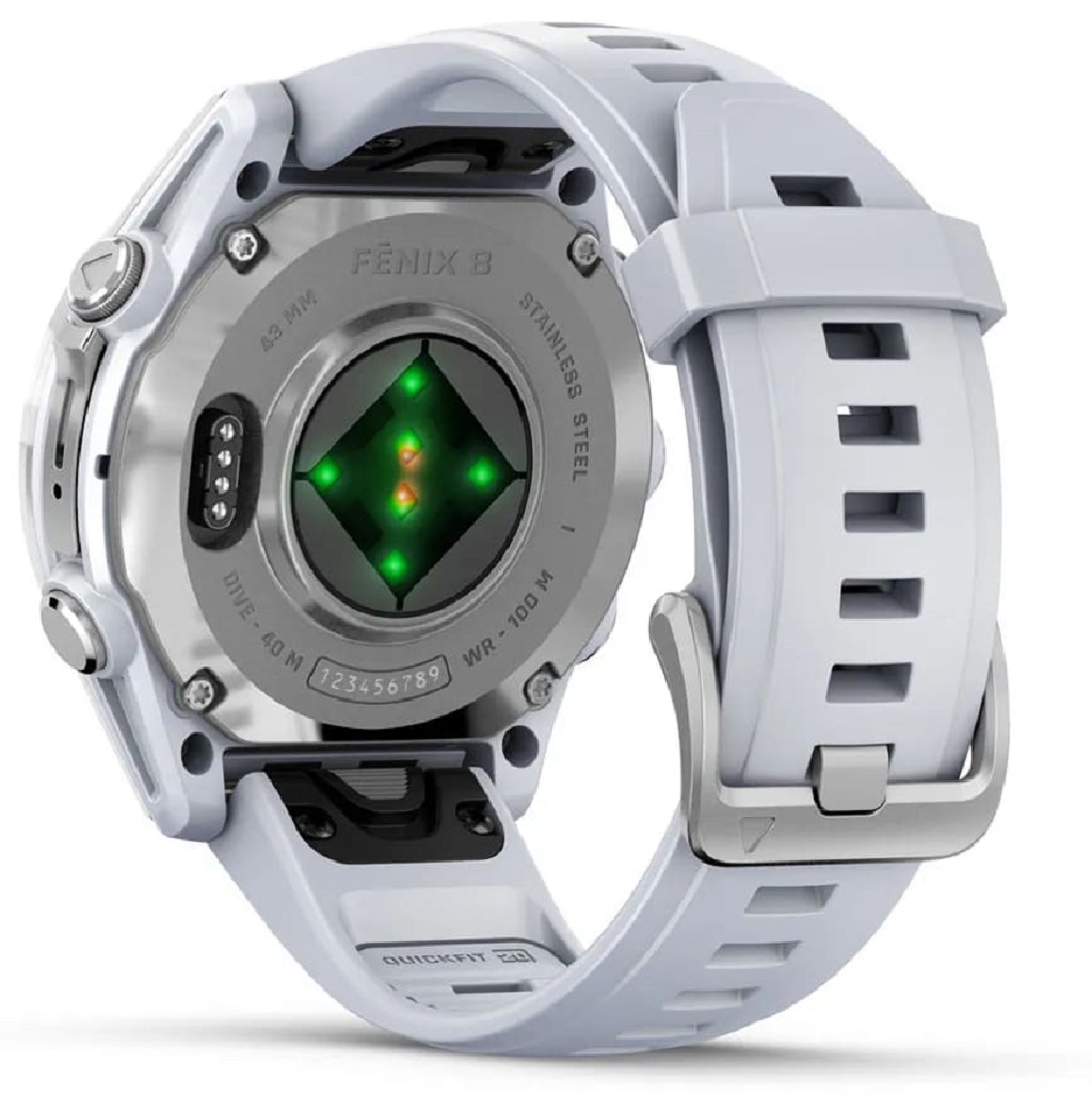Смарт-часы Garmin Fenix 8 43mm AMOLED, Silver (010-02903-00) Фото 5