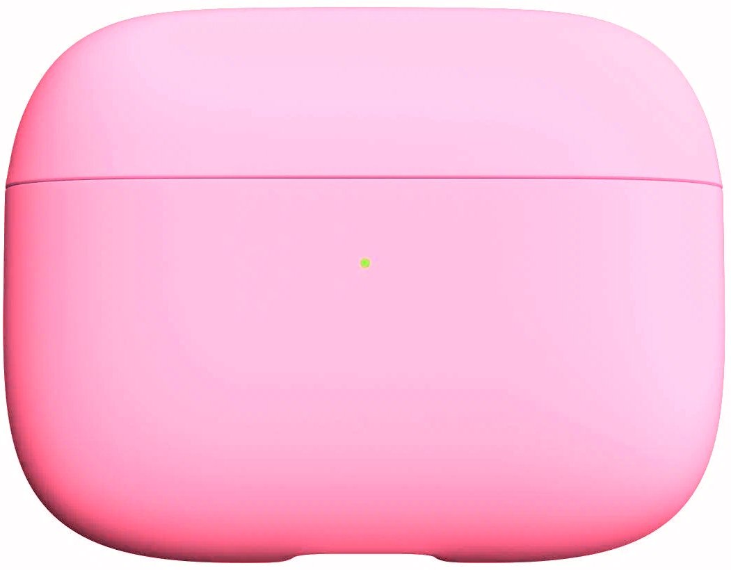 Силиконовый чехол Uzay для AirPods Pro 2, розовый Фото 0