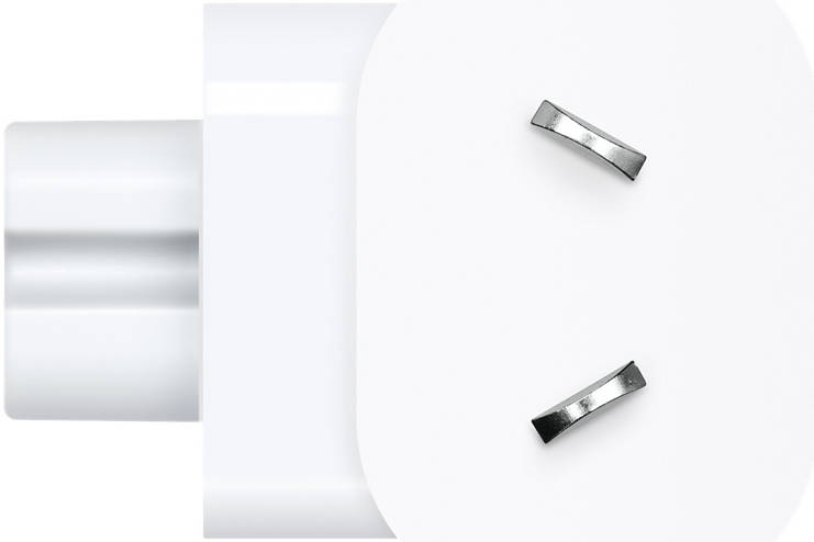 Сетевое зарядное устройство Apple World Travel Kit, белый (MD837) Фото 4