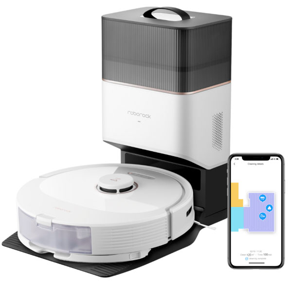 Робот-пылесос Roborock Q8 Max Plus, белый Фото 1