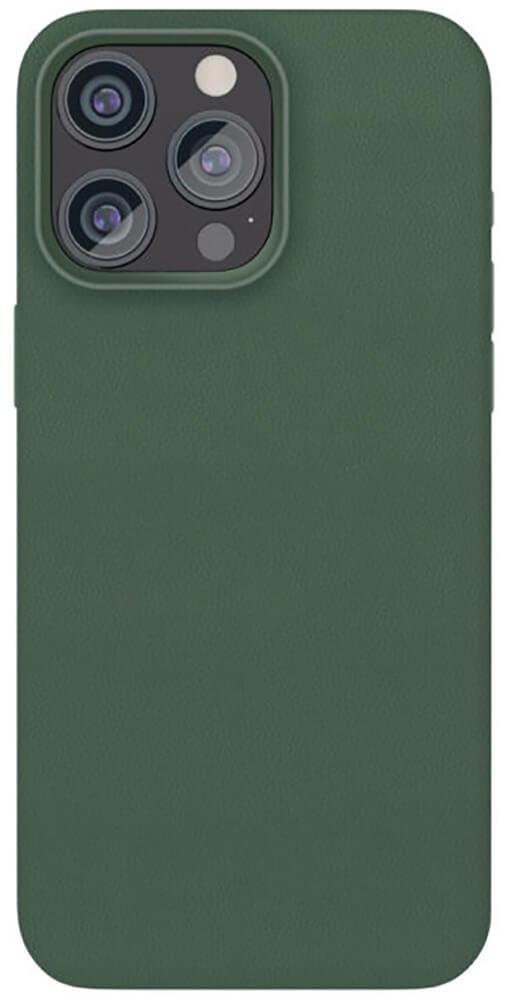 Чехол VLP MagSafe Ecopelle Case для iPhone 15 Pro, зеленый Фото 0