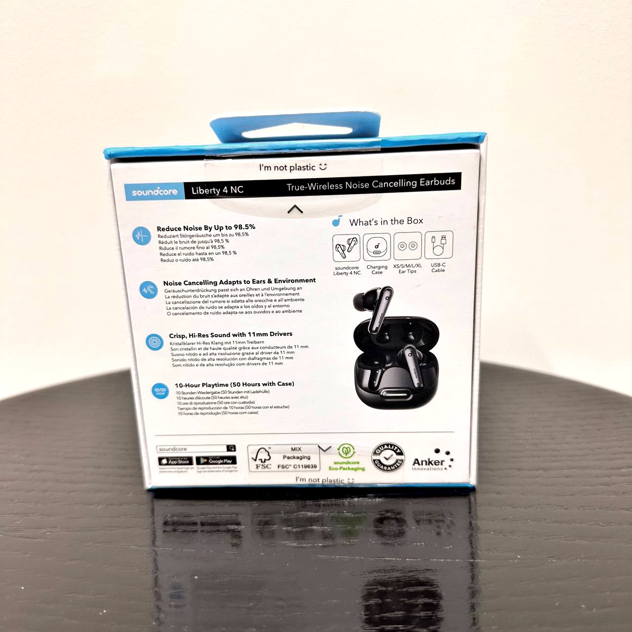 Беспроводные наушники Anker SoundCore Liberty 4 NC, черный Фото 3