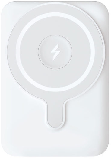 Внешний аккумулятор VLP Dual Magsafe 5000 mAh, белый (1041004) Фото 0