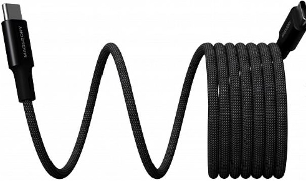 Кабель Magssory CBL001 60W USB-C, 1,2м, черный Фото 2
