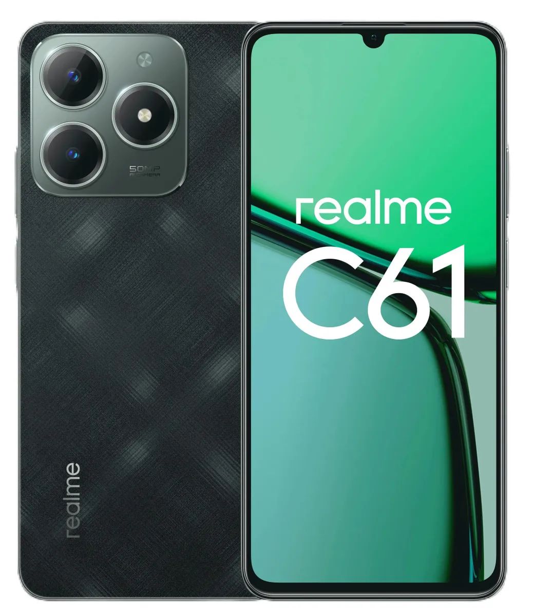 Смартфон realme C61 8/256 Гб, зеленый Фото 0