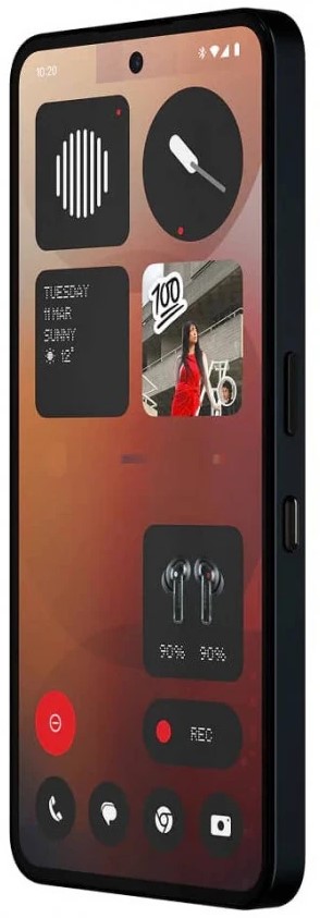 Смартфон Nothing Phone (3a) 12/256Гб, черный Фото 3