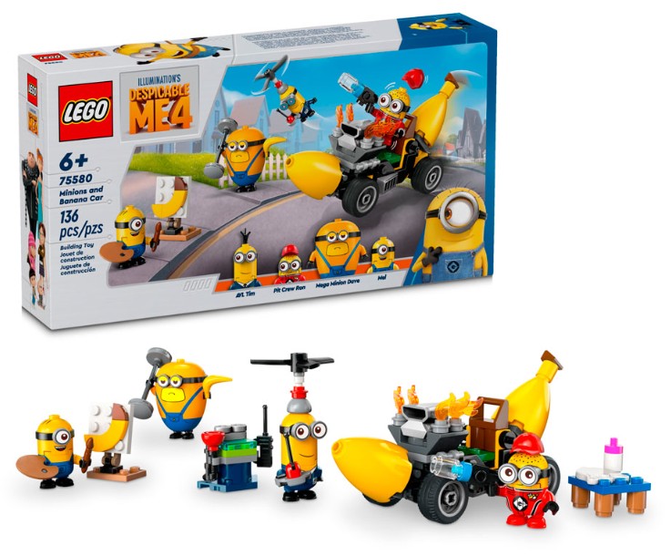 Конструктор LEGO Minions 75580 Миньоны и Бананакар Фото 0