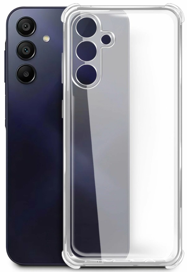 Силиконовый чехол для Samsung Galaxy A15, прозрачный Фото 0