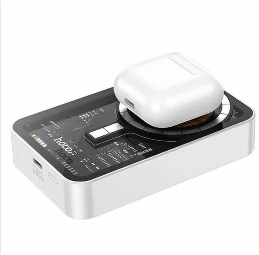 Внешний аккумулятор Hoco Q10A MagSafe 10000 mAh, белый Фото 1