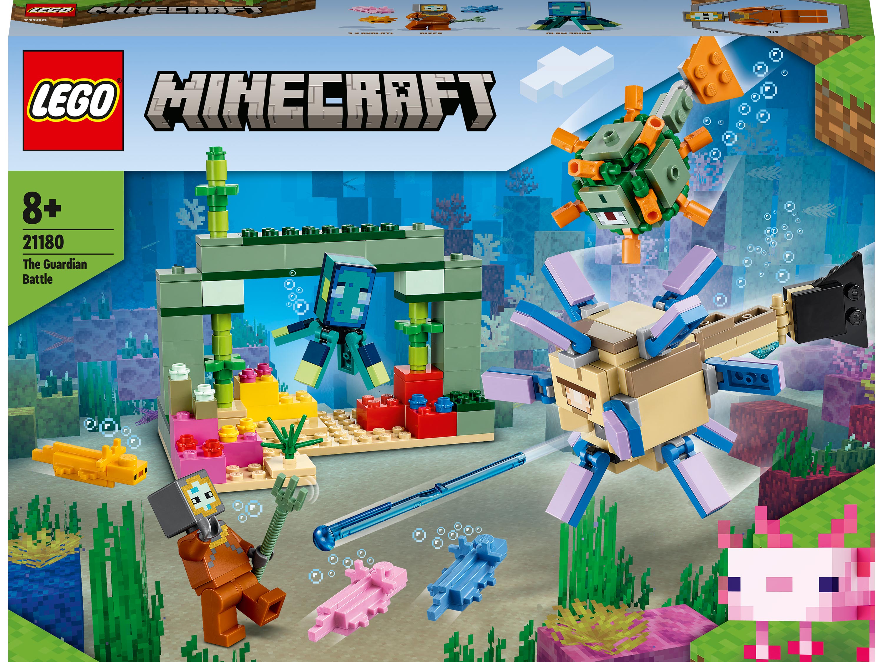 Конструктор LEGO Minecraft 21180 Битва со стражем Фото 4