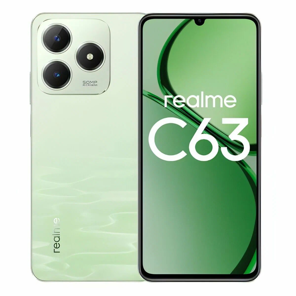 Смартфон realme C63 8/256Гб, зеленый Фото 0