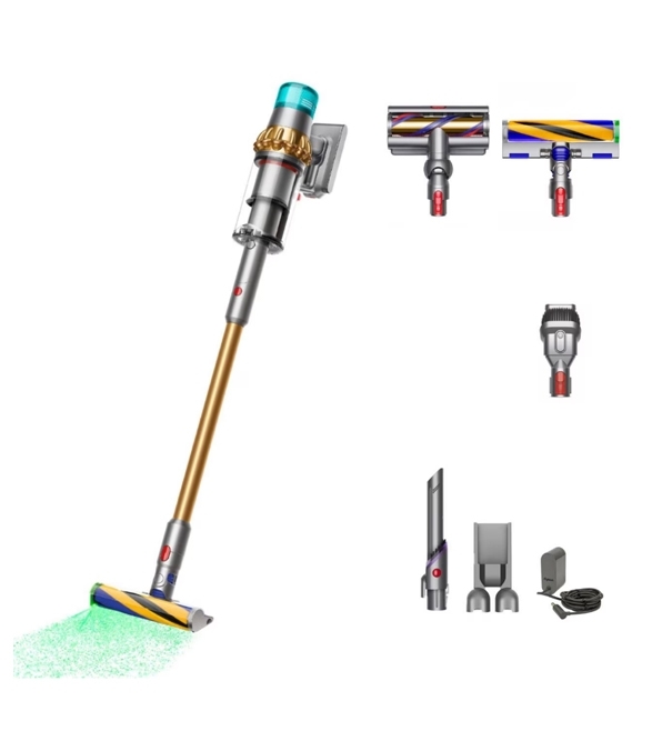Вертикальный пылесос Dyson V12 Detect Slim Absolute Gold (448870-01) Фото 1