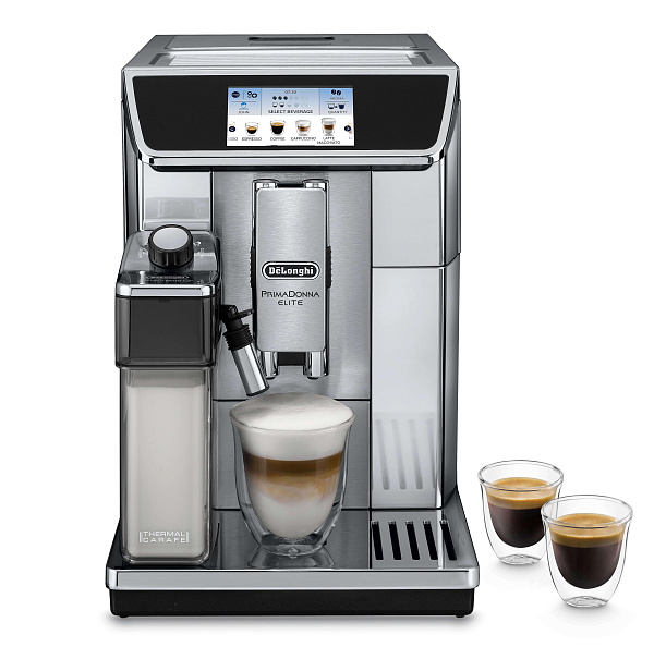Кофемашина DeLоnghi PrimaDonna Elite ECAM 650.75.MS, серебристый Фото 0