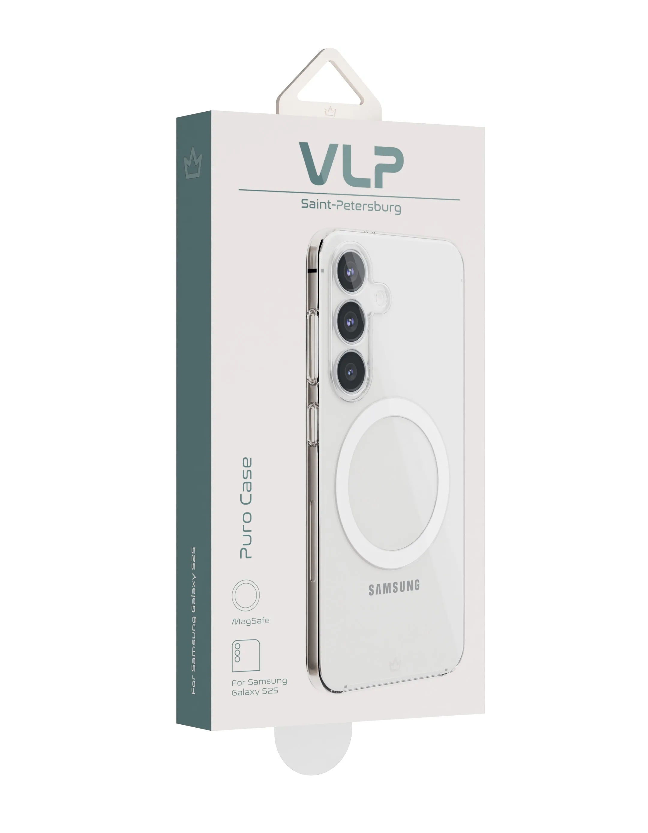 Чехол VLP Puro Case MagSafe для Samsung S25, прозрачный (10521005) Фото 4