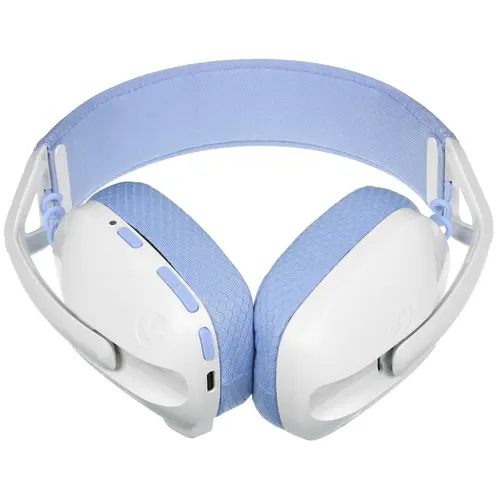 Игровые наушники Logitech G435, белый/голубой Фото 4