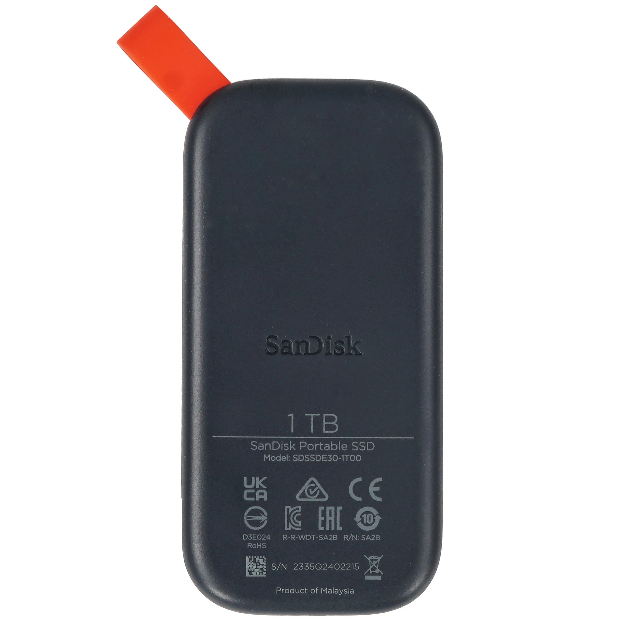 Внешний SSD SanDisk Portable 1ТБ USB3.2 (SDSSDE30-1T00-G26) Фото 1