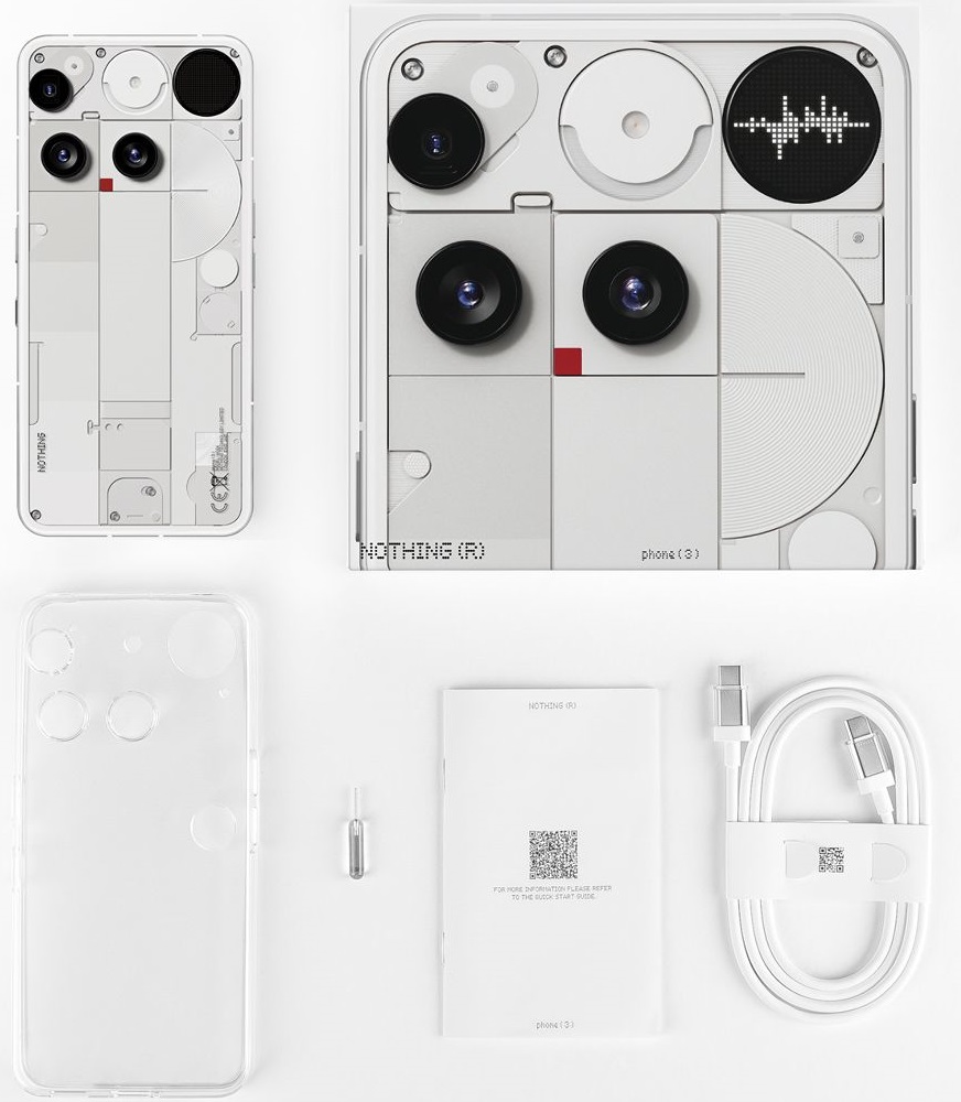 Смартфон Nothing Phone (3) 16/512 Гб, белый Фото 1