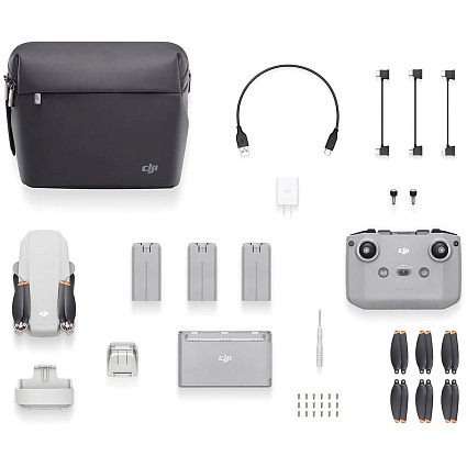 Квадрокоптер DJI Mini 2 Fly More Combo, серый Фото 6