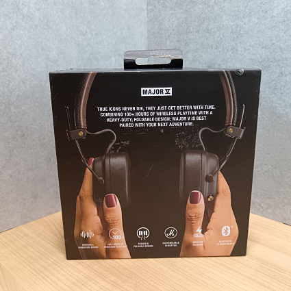 Беспроводные наушники Marshall Major 5, коричневый Фото 4