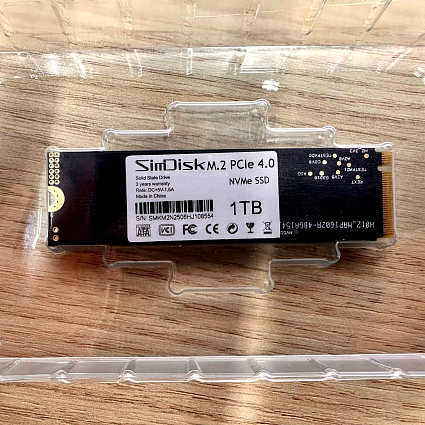 SimDisk M.2 NVME PCIE4.0, 1 Тб Фото 3