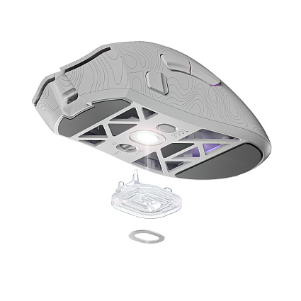 Беспроводная мышь Furycube G11 ультралегкая, белый Фото 17