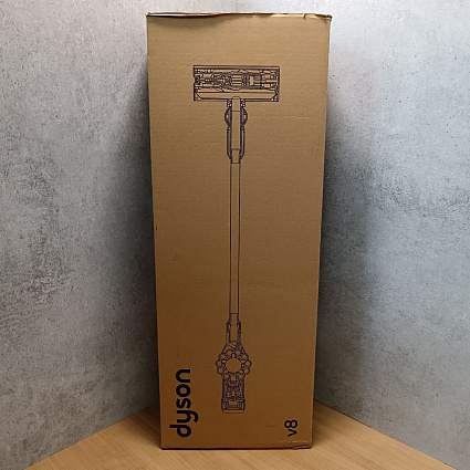 Вертикальный пылесос Dyson V8 Tactical (447026-01), серебристый/никель Фото 3