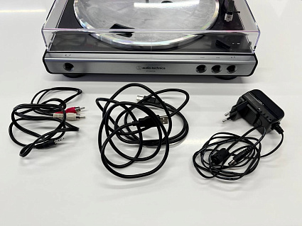Виниловый проигрыватель Audio-Technica AT-LP60XUSB, серебристый Фото 7