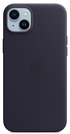 Кожаный чехол MagSafe для iPhone 14 Plus - Ink (MPPC3ZM/A) Фото 1
