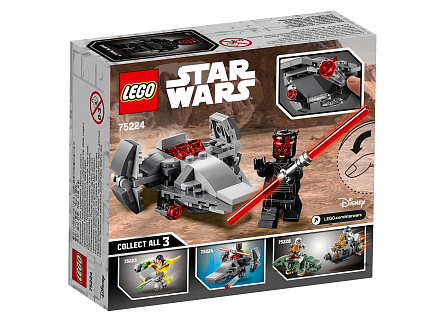 Конструктор LEGO Star Wars 75224 Микрофайтеры: Корабль-лазутчик ситхов Фото 6