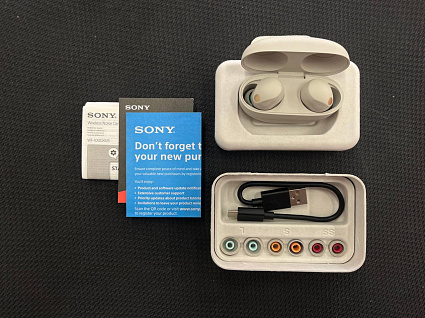 Беспроводные наушники Sony WF-1000XM5, серебро Фото 5