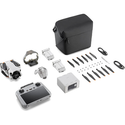 Квадрокоптер DJI Mini 4 Pro Fly More Combo, серый Фото 5