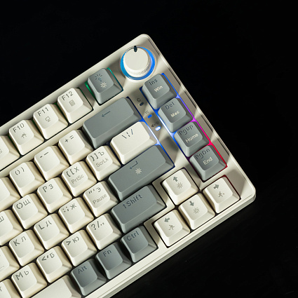 Клавиатура CyberLynx AG84, красные свитчи, белый Фото 5