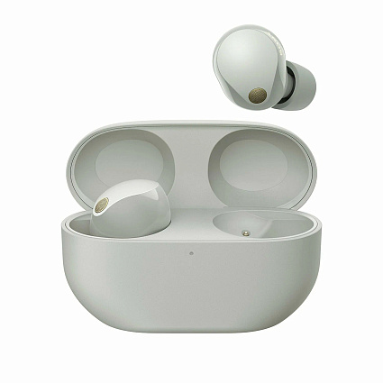 Наушники Sony WF-1000XM5, серебристый Фото 5