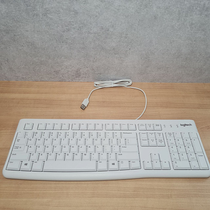 Клавиатура и мышь Logitech MK120, белый Фото 3