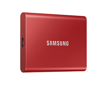 Внешний SSD диск Samsung T7 2TB, красный MU-PC2T0R Фото 4