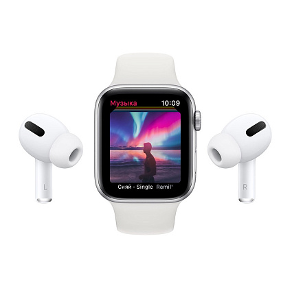 Умные часы Apple Watch Series 6, 44 мм, алюминий синего цвета, спортивный ремешок «темный ультрамарин» Фото 3