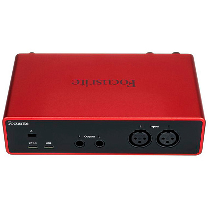 Внешняя звуковая карта Focusrite Scarlett 2i2 4th Gen, красный Фото 4