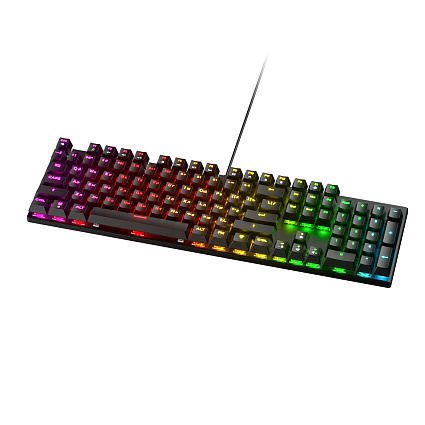 Клавиатура CyberLynx BD104, коричневые свитчи, черный Фото 10