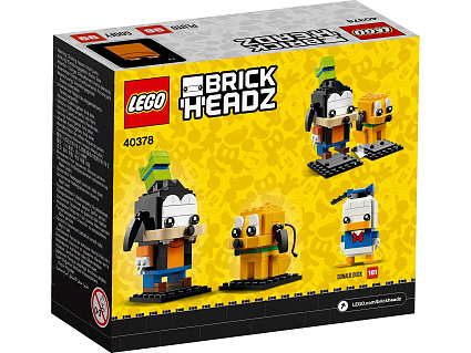 Конструктор LEGO BrickHeadz 40378 Сувенирный набор Гуфи и Плуто Фото 6