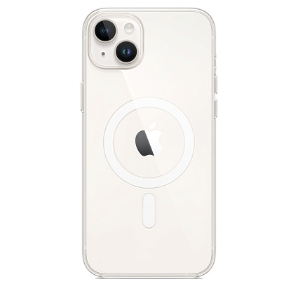 Чехол Apple iPhone 14 Plus Clear Case with MagSafe, прозрачный Фото 1